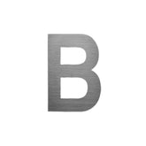 Letterbox Letter B - 75mm 304 Stainless Steel Silver