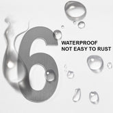 Letterbox Letter 1 - 75mm 304 Stainless Steel Silver