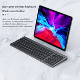 Silent Portable Bluetooth Multi-Device Keyboard Space Grey New