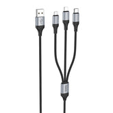 hoco. 3-in-1 iPhone Lightning Micro-USB Type-C Charging Data Cable X102