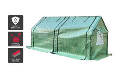 PE Tunnel Garden Greenhouse with window 180x90x90cm