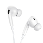 hoco. Crystal 3.5mm Earphones with Microphone M101 Pro White