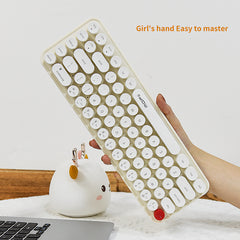 MOFII Wireless Keyboard and Mouse Set - off-white