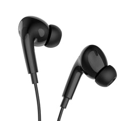 hoco. Crystal 3.5mm Earphones with Microphone M101 Pro Black