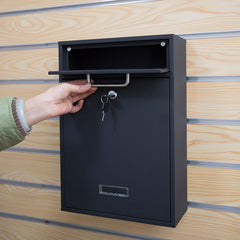 Wall Mounted Vertical Mailbox with Handle