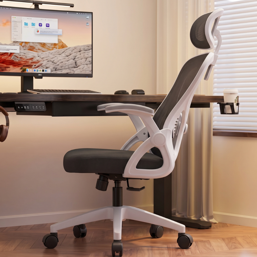 Ergonomic Gaming Chair O88 - Black & White