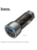 NZ8 43W Dual Port PD25W+QC3.0 Car Charger Blue