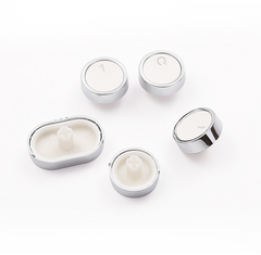 Steampunk Mechanical LED Backlit keyboard keycaps - white