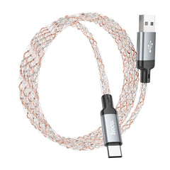 Hoco. U112 LED Shine USB to Type-C Charging Cable