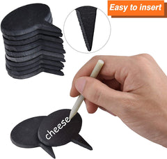 Slate Stone Cheese Markers