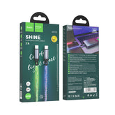 Hoco. U112 LED Shine Type-C to Type-C 60W Charging Cable