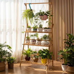 Hanging Bamboo Planter Stand