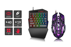 T-Wolf TF 900 Backlit 35-Key Gaming Keypad + Mouse