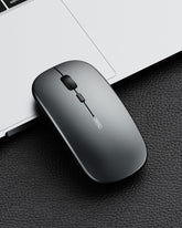 INPHIC Silent Rechargeable Ultra Slim Wireless Mouse 2.4G - Grey