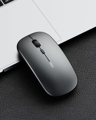 INPHIC Silent Rechargeable Ultra Slim Wireless Mouse 2.4G - Grey