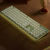 LANGTU LT600 Quiet Work Wireless Keyboard Mouse Combo Olive Green