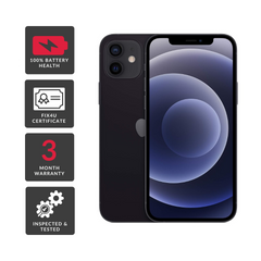 Apple iPhone 12 128GB Black Premium Certificate Refurbished