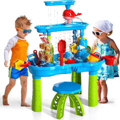 3-Tier Sand and Water Table Beach Toys