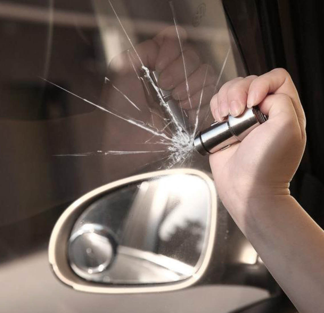 Car Charger Adaptor Dual USB Safety Hammer For Phone
