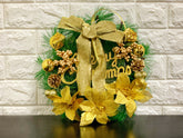 30CM Christmas Wreath Gold
