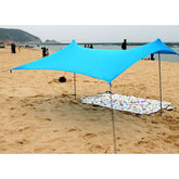 Portable sun shade beach tent shelter Blue