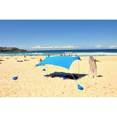Portable sun shade beach tent shelter Blue
