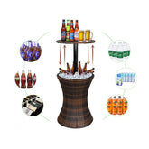 Luxury Wicker Outdoor Party Cool Bar