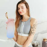 2000ml Water Bottle Pink Blue
