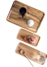 Yael Wooden Rectangle Plate