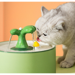 Ceramic Pet Water Fountain Green