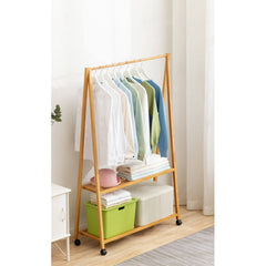 Bamboo Garment Clothing Rack 75*150cm