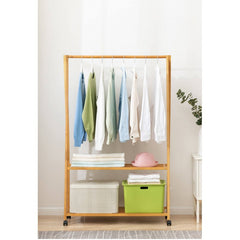Bamboo Garment Clothing Rack 75*150cm