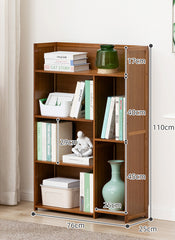 Bamboo 4-Tier Storage Bookshelf