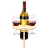 Foldable Outdoor Wine Table