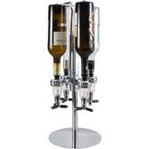 Professional 4-Bottle Revolving Liquor Dispenser Bar Butler