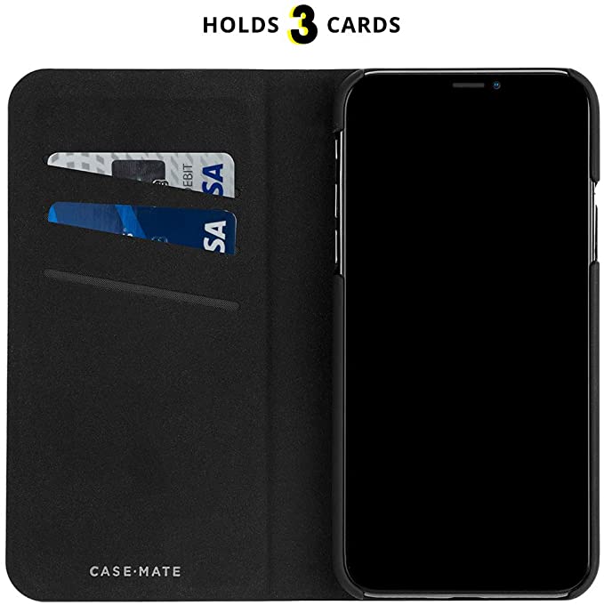 Case-Mate iPhone XS Max Slim Folio Wallet Case with Stand