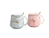 Nordic "We are fine" Marble Diamond Mugs Gift Set