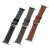 Genuine Leather Band Strap for Apple Watch Black
