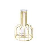 Frida Nordic Designer Golden Glass Vase
