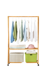 Bamboo Garment Clothing Rack 75*150cm