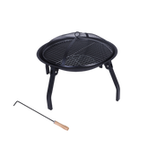 2-in-1 Foldable BBQ Firepit
