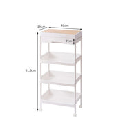 4 Tier Multifunctional Trolley Organiser with Drawer