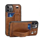 PU Leather Brown case with Card Holder for iPhone 13/Pro/Pro Max