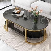 Rona Designer Golden Coffee Table