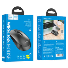 Hoco GM14 Platinum” 2.4GHz Wireless Mouse - Black