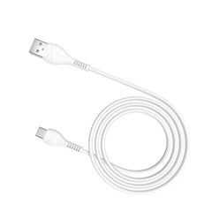 Hoco X37 USB-C Reinforced Charging Cable 1m - White