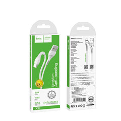 Hoco X37 USB-C Reinforced Charging Cable 1m - White