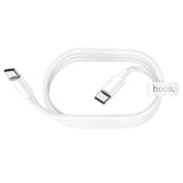 hoco. X51 Type-C to Type-C high-power 100W charging data cable white (L=1M)