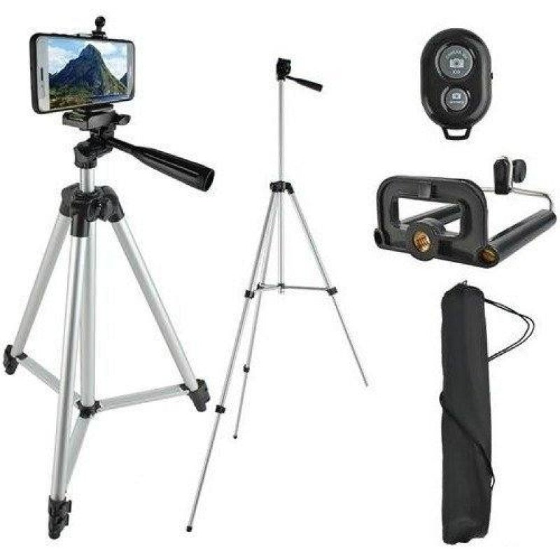 Camera Mobile Phone Holder Tripod 1.3M Camera Stand + Bluetooth Remote