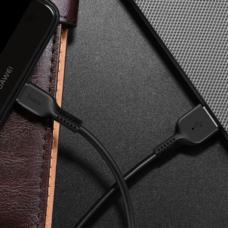 Hoco X20 USB-C Fast Power Charging Cable Black - 2m